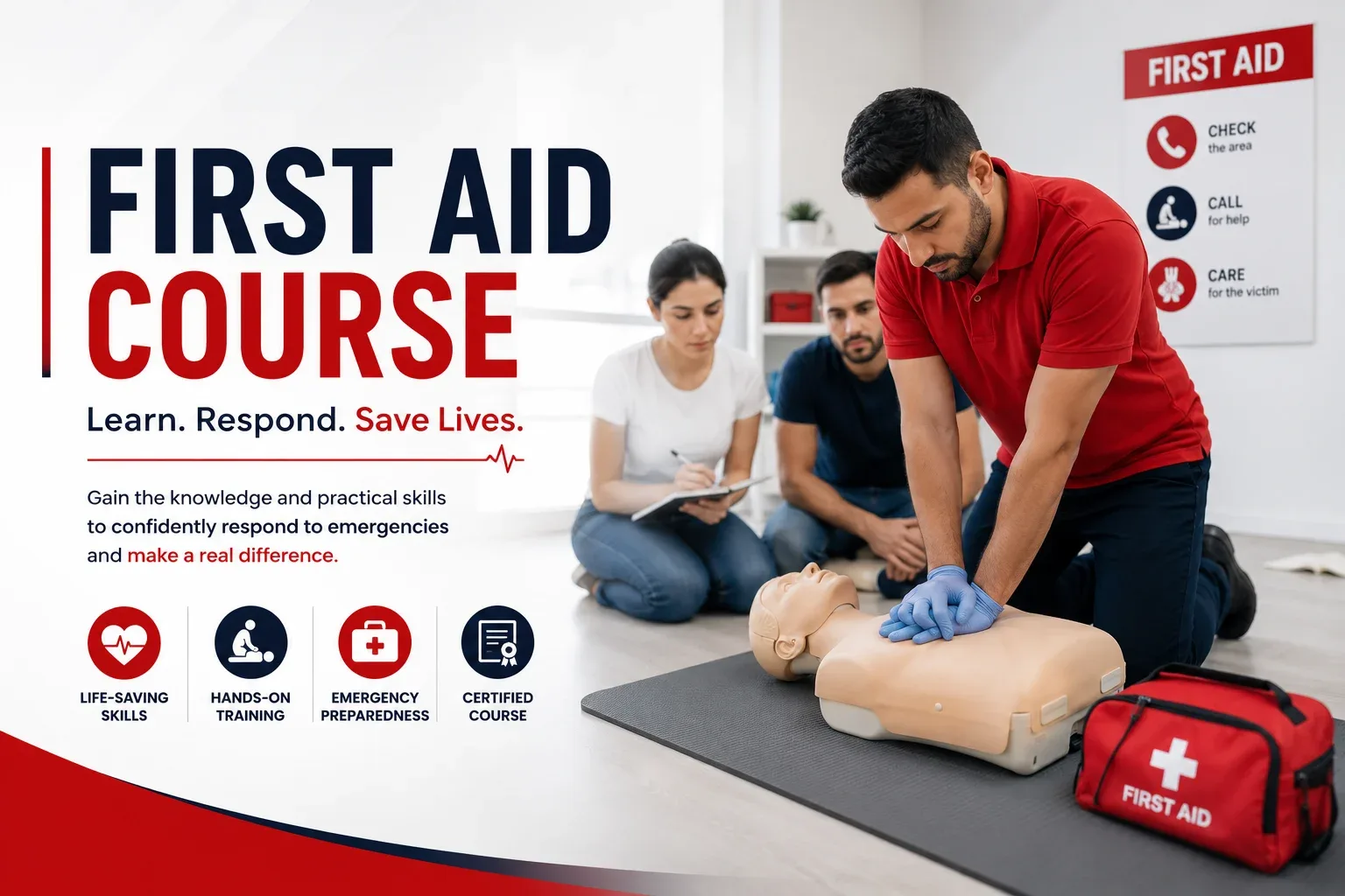 First Aid Course Dubai – DHA & DCAS Recognized