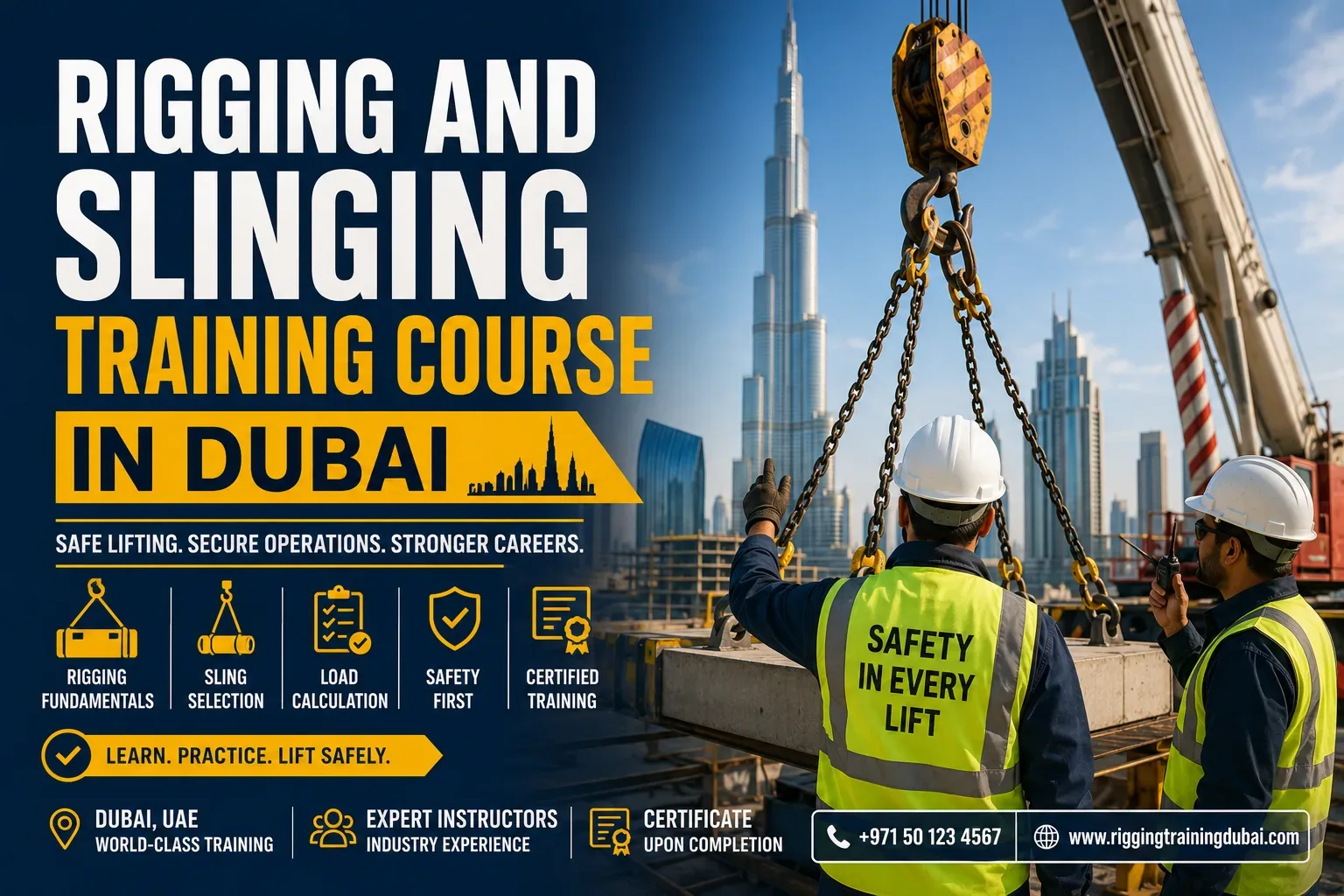 Rigging and Slinging Training Course in Dubai | NIMS
