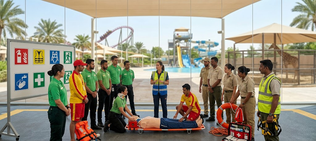Theme Park, Waterpark & Zoo Safety Training UAE