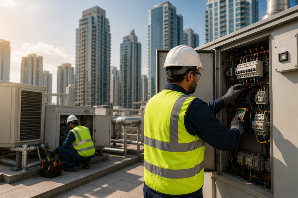 Facility Management Safety Training UAE – HSE training for FM teams and MEP technicians