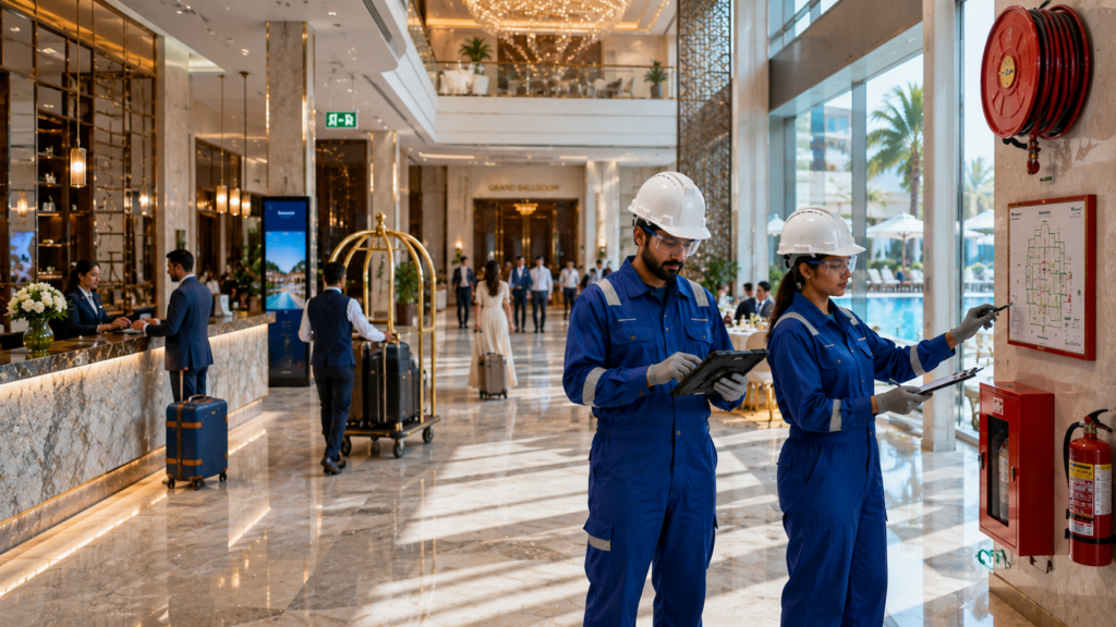 Hospitality Safety Training UAE – fire warden and lifeguard training for hotels and resorts