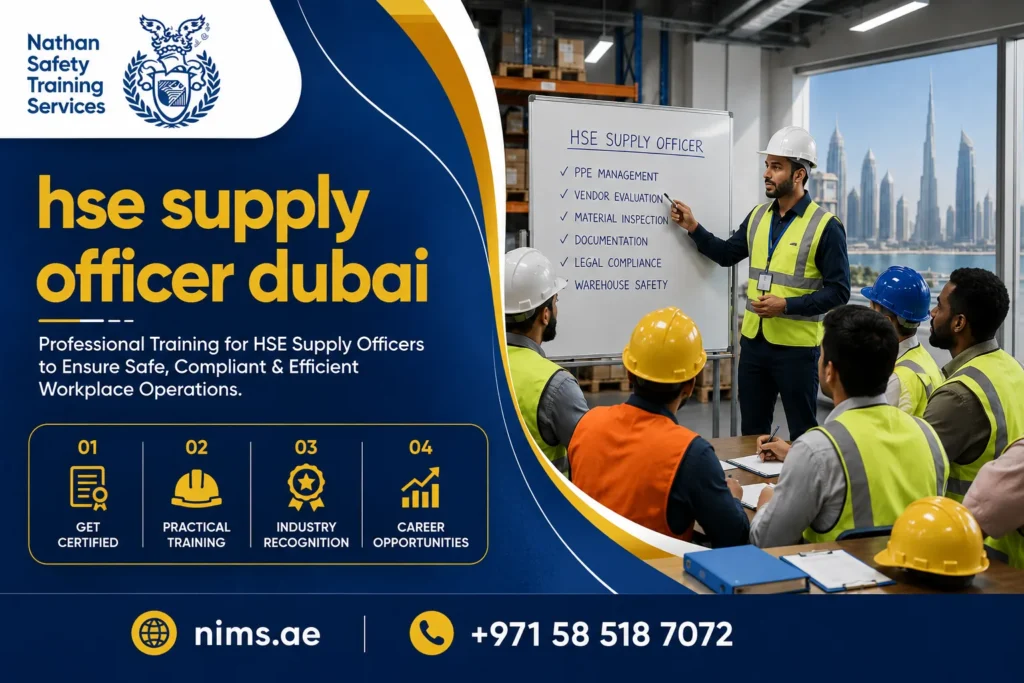 Best HSE Supply Officer in Dubai for Reliable Site Safety