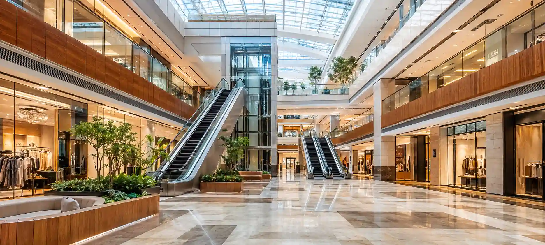 shopping amll and retail center